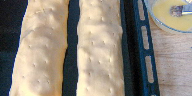 штрудель с яблоками