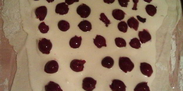 штрудель снежная вишня