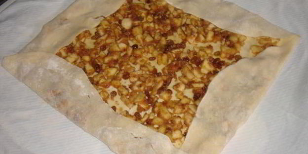 тесто фило и яблочный штрудель из него