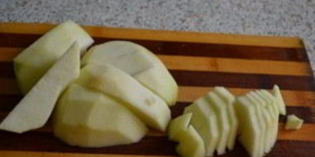 яблочный штрудель из бездрожжевого теста