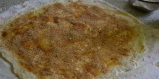 яблочный штрудель из бездрожжевого теста