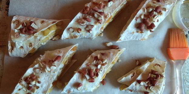 яблочный штрудель из лаваша