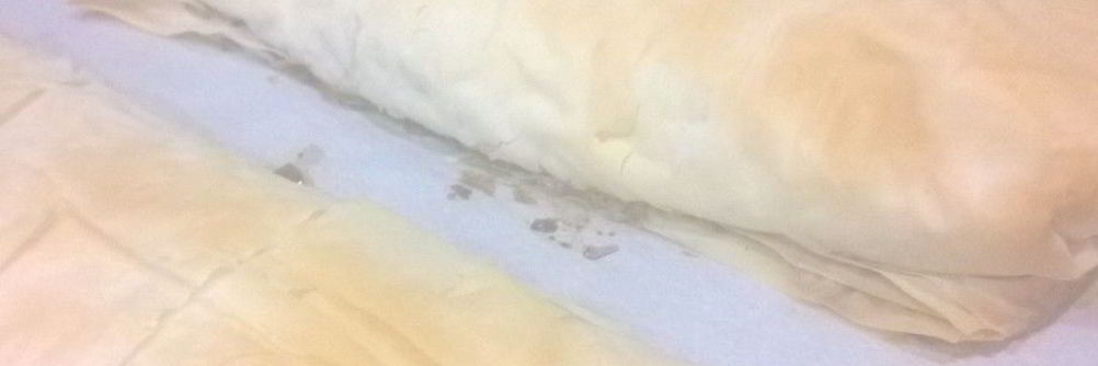 Яблочный штрудель из теста фило