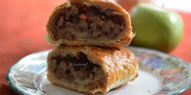 яблочный штрудель по-простому