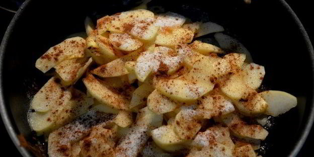 яблочный штрудель с корицей