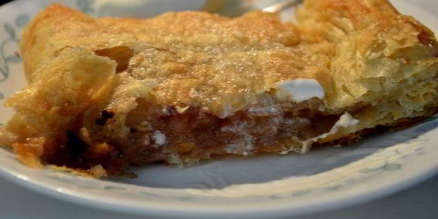 яблочный штрудель с корицей