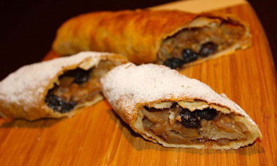 Рецепт яблочного штруделя