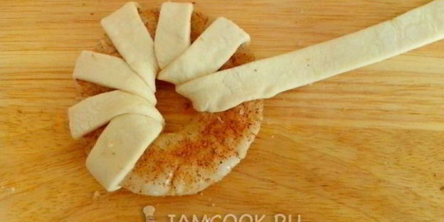 слойки с ананасами