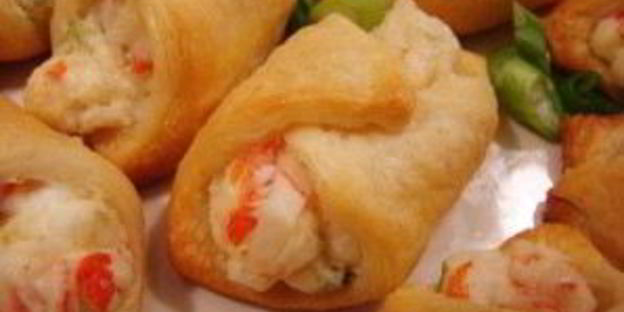 слойки с крабовыми палочками