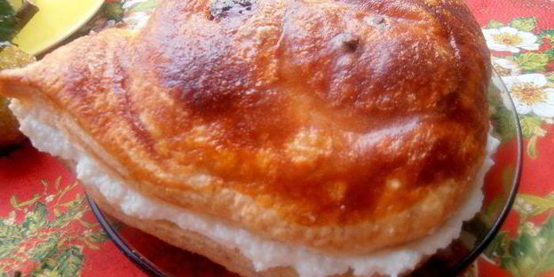 слойки с творогом румяные хрюши