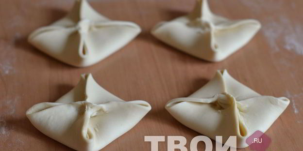 слойки с творогом