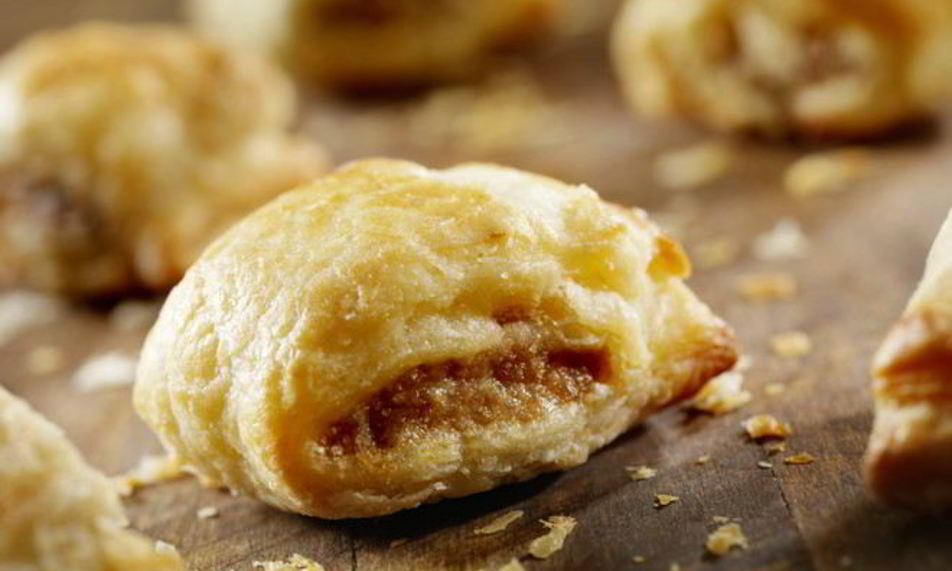 Рецепт слоек с ветчиной