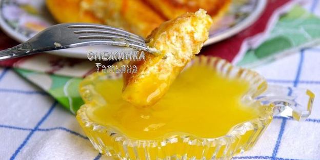 ароматные сырники с морковью и апельсиновым соусом