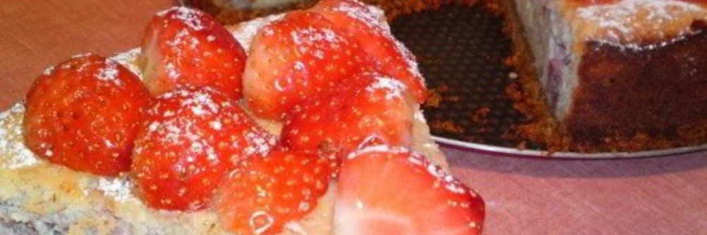 Клубничный Творожник