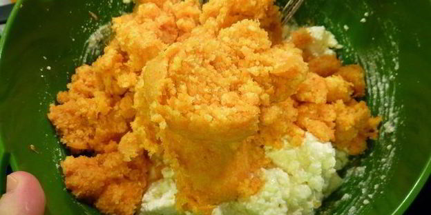 морковные сырники