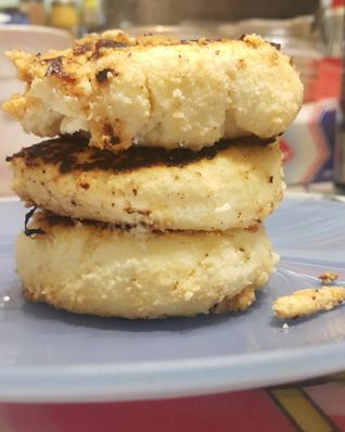 Пышные сырники с кокосовой мукой