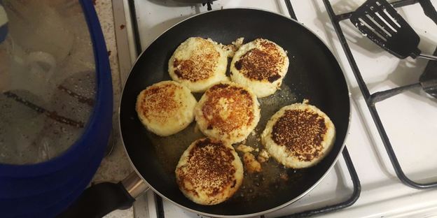 пышные сырники с кокосовой мукой