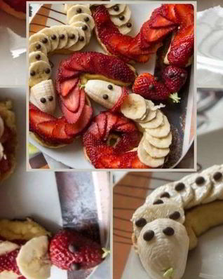 Сырники Фруктовая змея