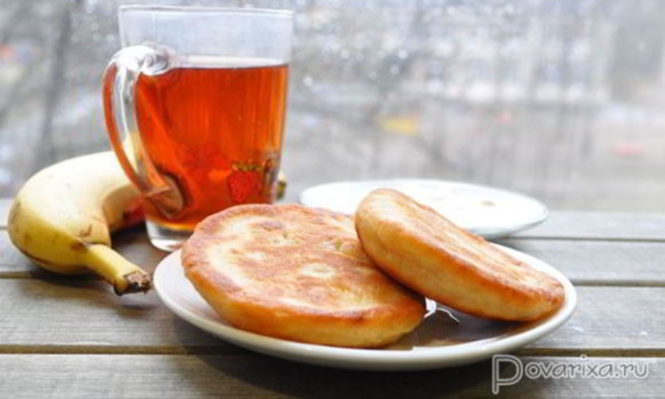 Рецепт сырников из творога с бананом