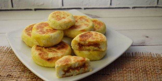 сырники с арахисовой пастой