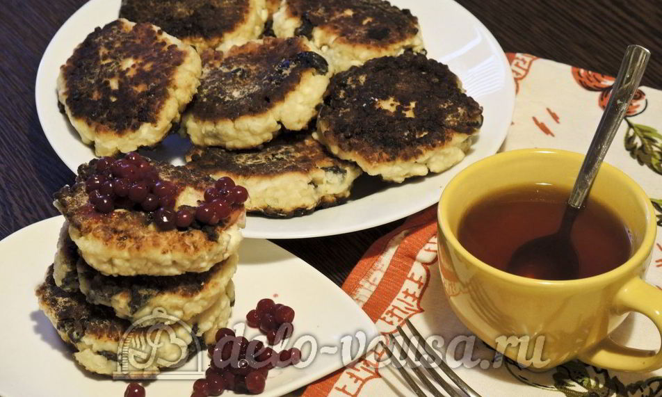 Рецепт сырников с черносливом