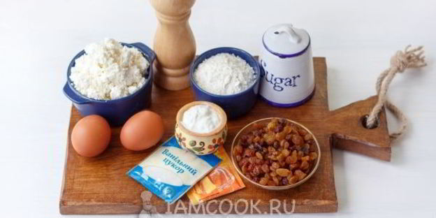 сырники с изюмом в духовке