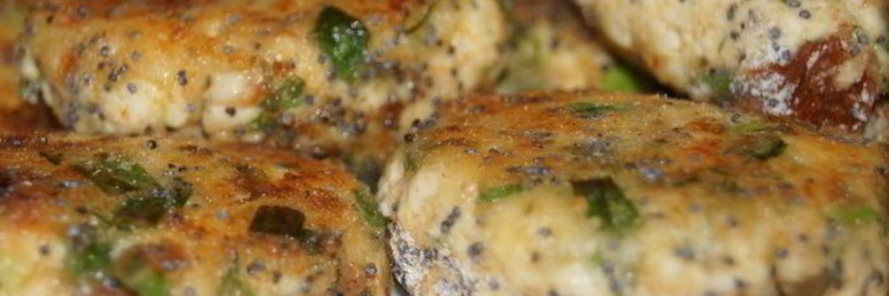Сырники с зеленым луком и укропом