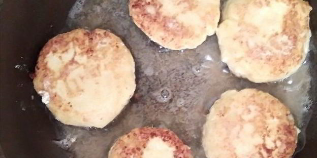 яблочные сырники