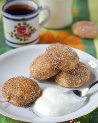 Запеченные сырники с цельнозерновой мукой