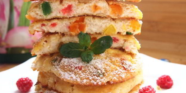 запеченные сырники с цукатами