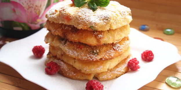 запеченные сырники с цукатами