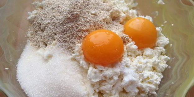 запеченные сырники с цукатами