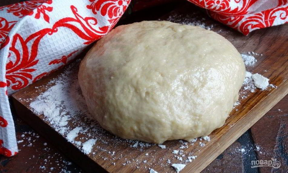 Рецепт бездрожевого теста на пирожки