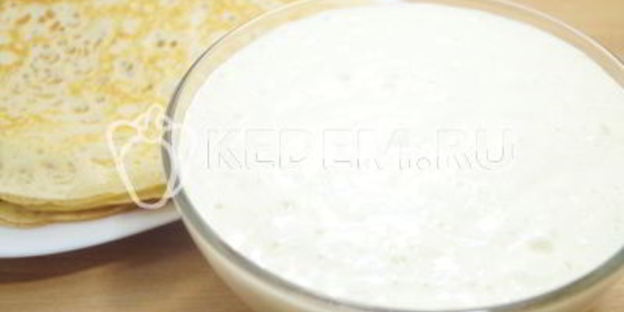 дрожжевое тесто для блинов