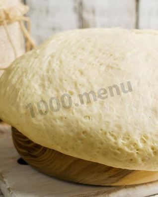 Дрожжевое тесто на кислом молоке