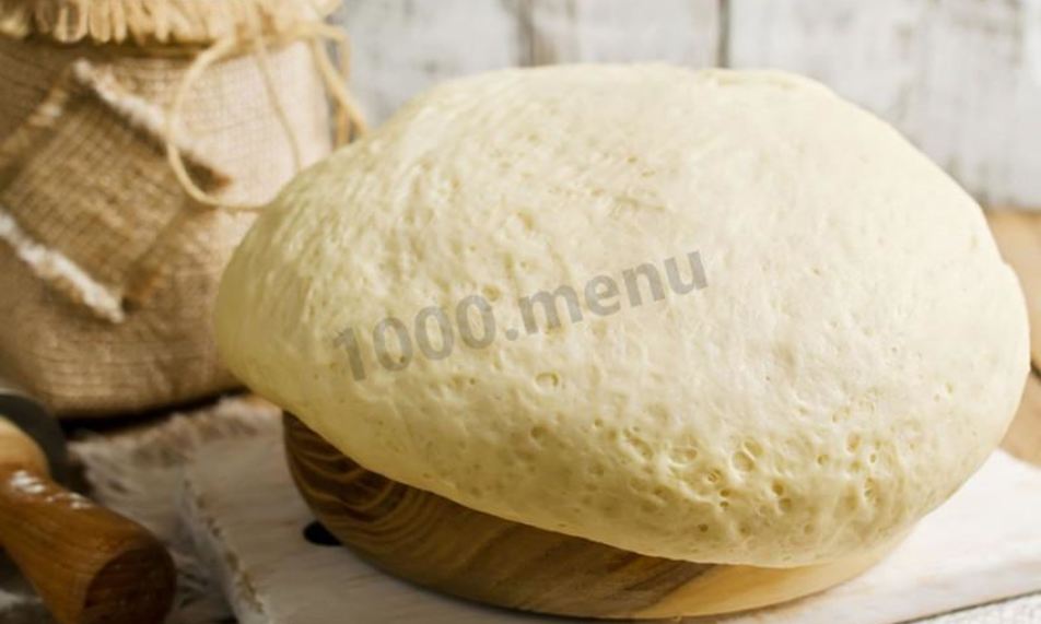 Рецепт дрожжевого теста на кислом молоке