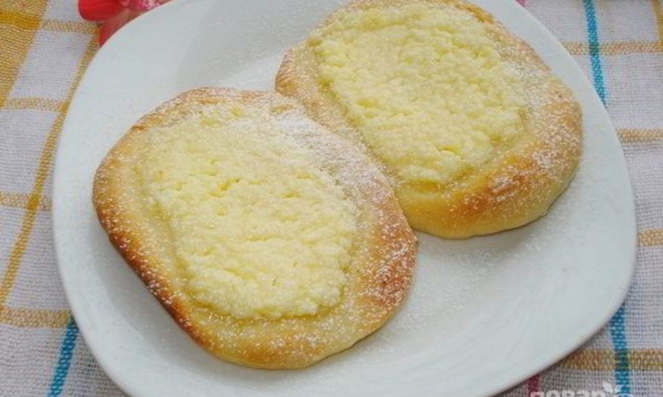 Рецепт дрожжевого теста с творогома в духовке