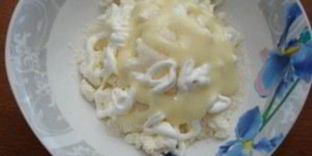 дрожжевое тесто с творогом в духовке