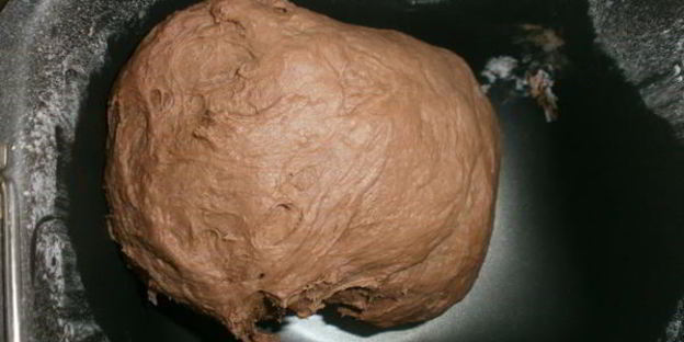 шоколадное дрожжевое тесто