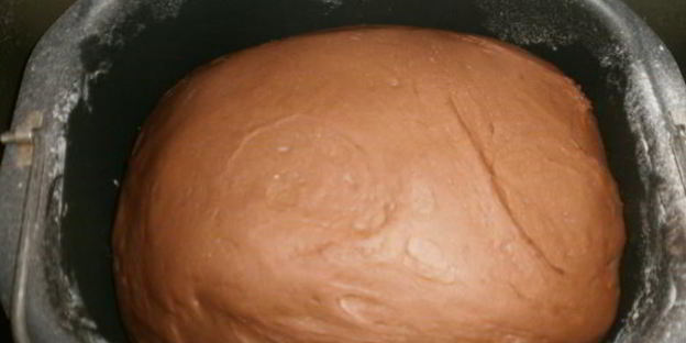 шоколадное дрожжевое тесто