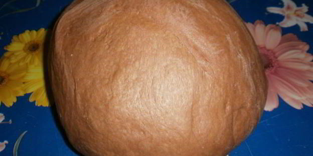 шоколадное дрожжевое тесто