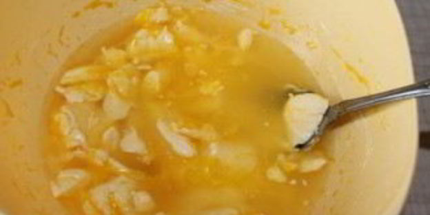 слоеное тесто на сковороде