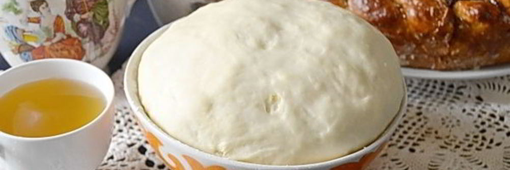 Тесто на кефире для пирога
