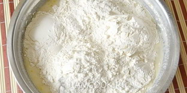 тесто на кефире для пирога