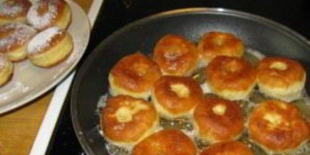 тесто на пончики