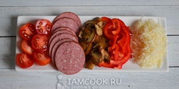 тонкое тесто для пиццы без дрожжей