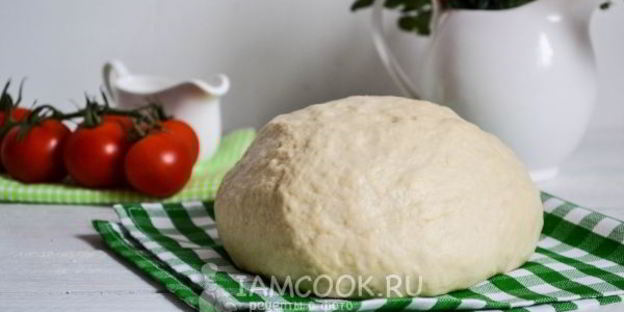 тонкое тесто для пиццы без дрожжей