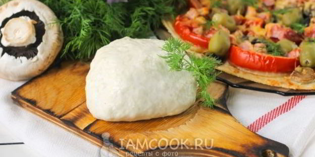 тонкое тесто для тонкой итальянской пиццы