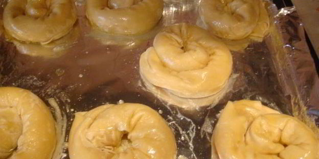 вытяжное тесто улитка с начинкой