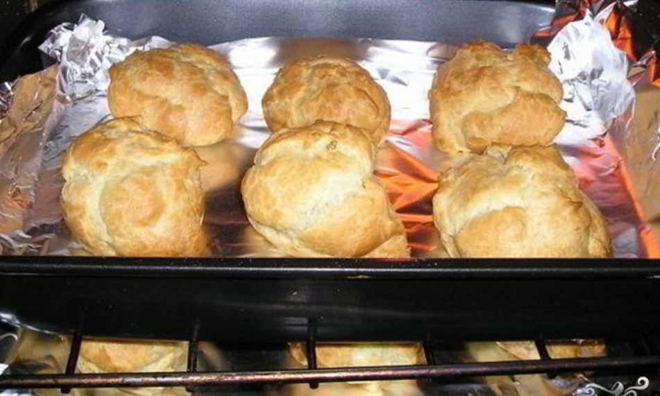 Рецепт заварного теста с творогом